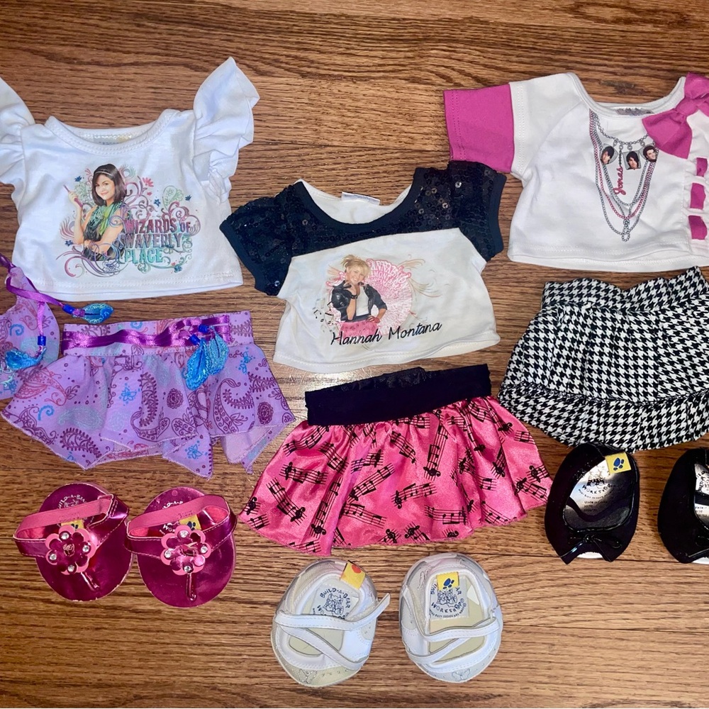 Build-a-Bear Skirts and Shirts Set